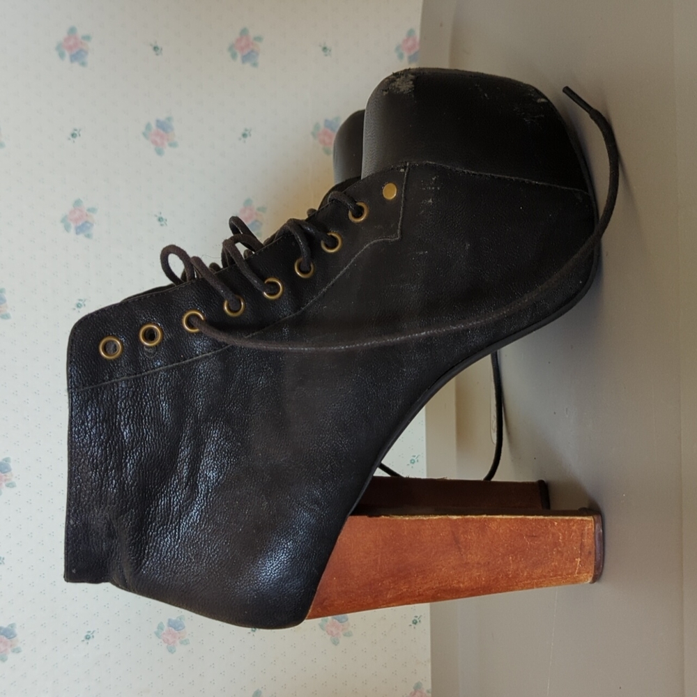 Jeffrey Campbell 👩‍🎤 LITA 🐈‍⬛ Black Boot